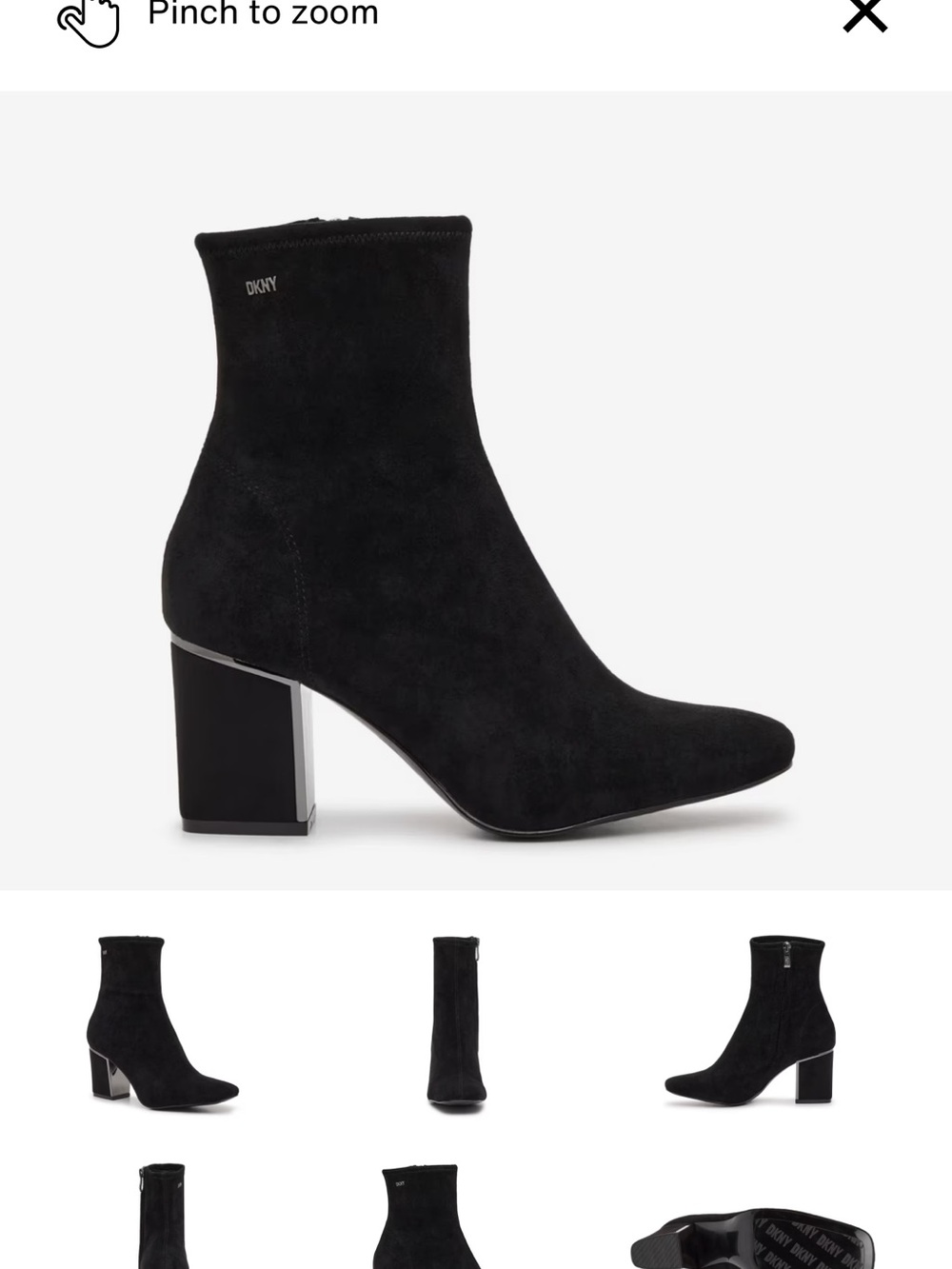 DKNY Cavale Bootie - Black Suede